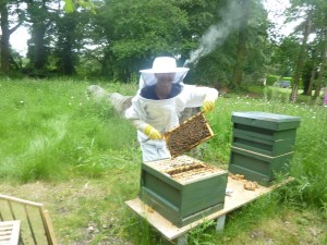 No my hat is not on fire!